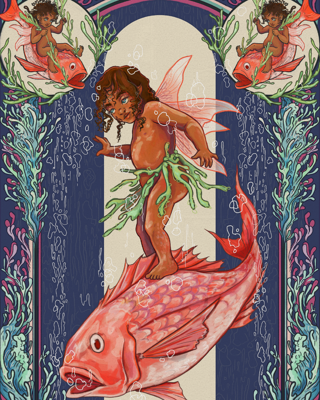 Water Fairies | Hahnemühle German Etching Print