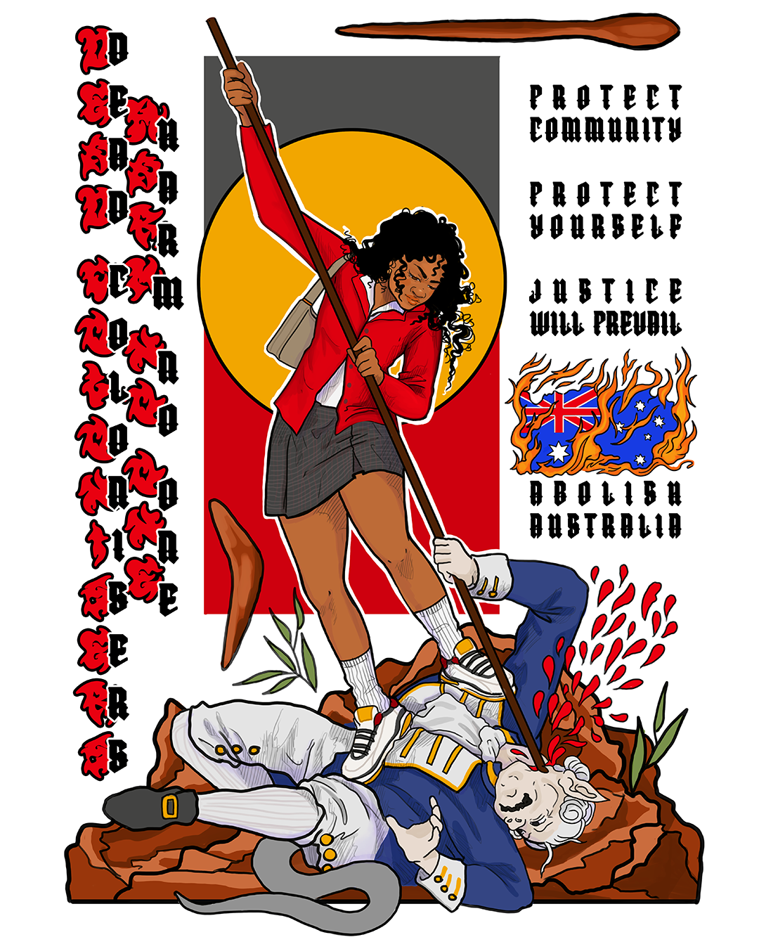 DEAD COLONISERS HARM NONE | T-shirt