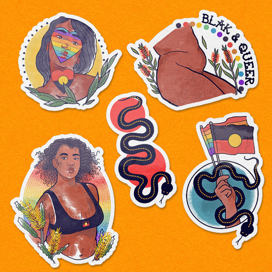 Blak & Queer | Sticker Pack