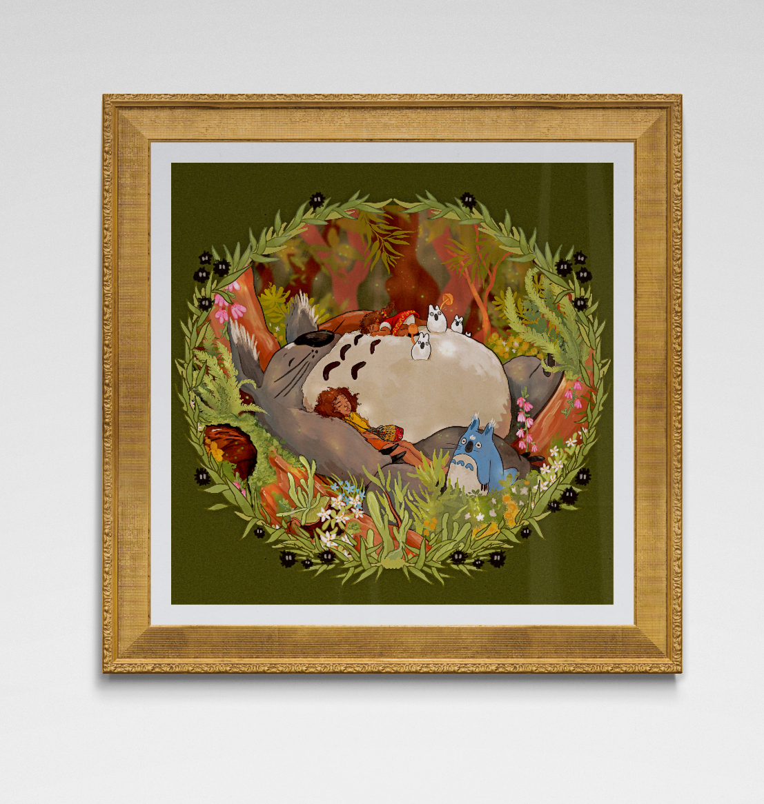 Sleeping Totoro | Hahnemühle Photo Rag Print