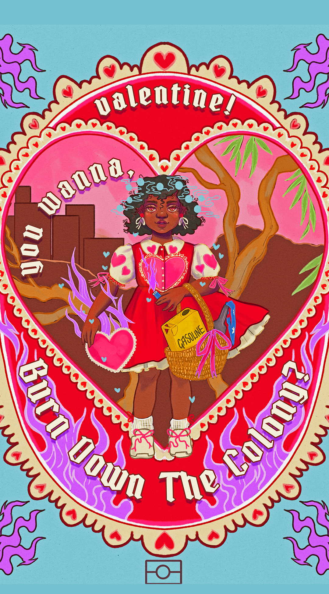 BURN DOWN THE COLONY? Hahnemühle German Etching Print