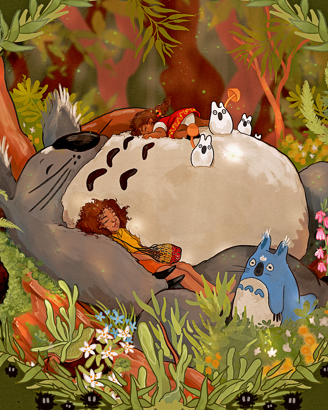 Sleeping Totoro | Hahnemühle Photo Rag Print