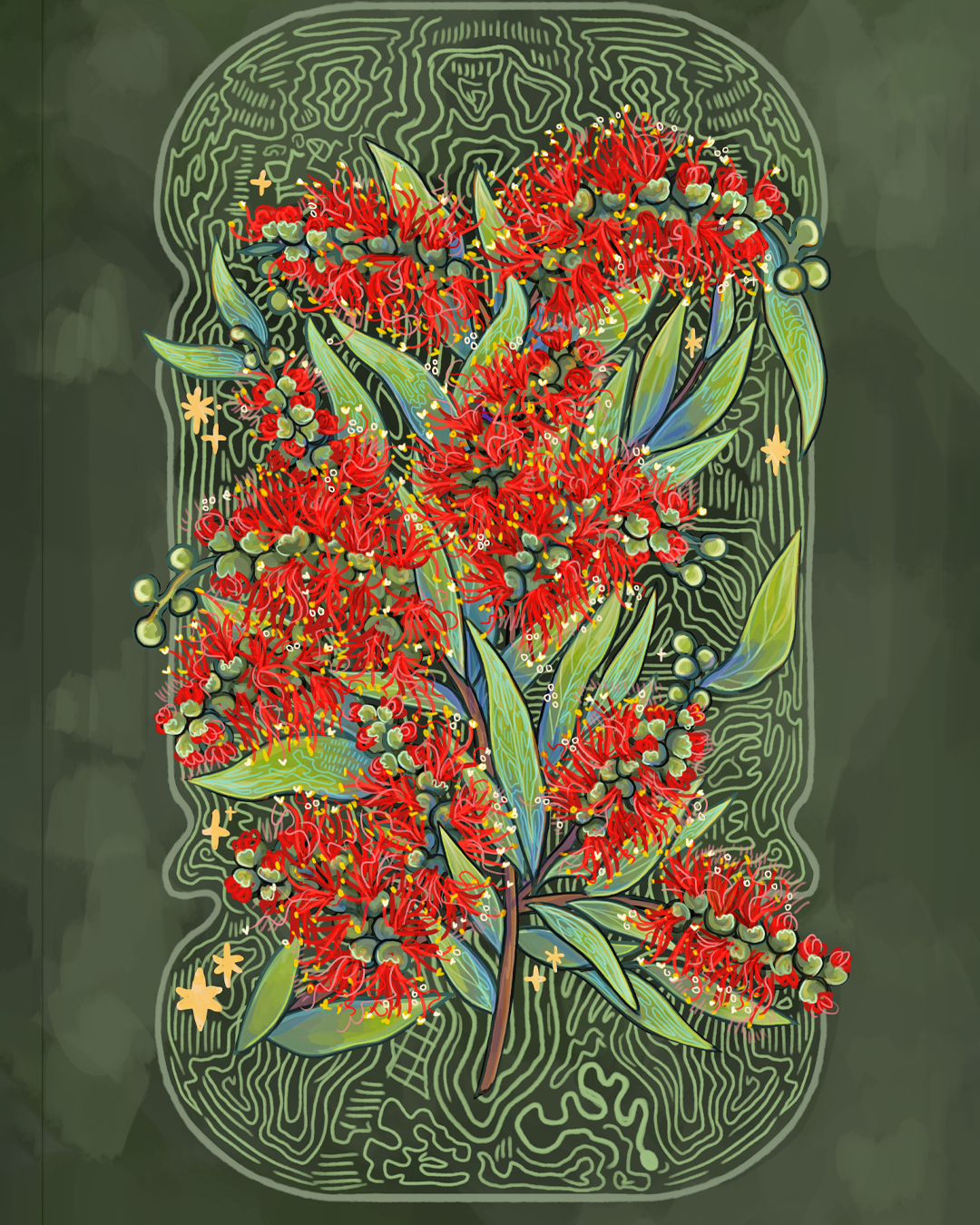 BottleBrush | Hahnemühle German Etching Print