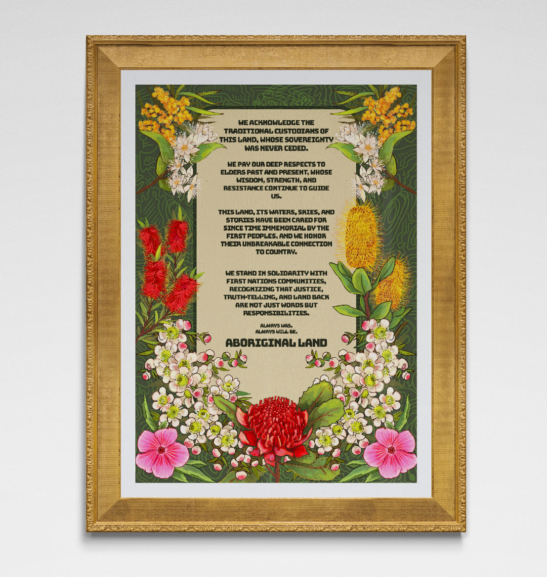 Acknowledgment | Flowers Hahnemühle German Etching Print