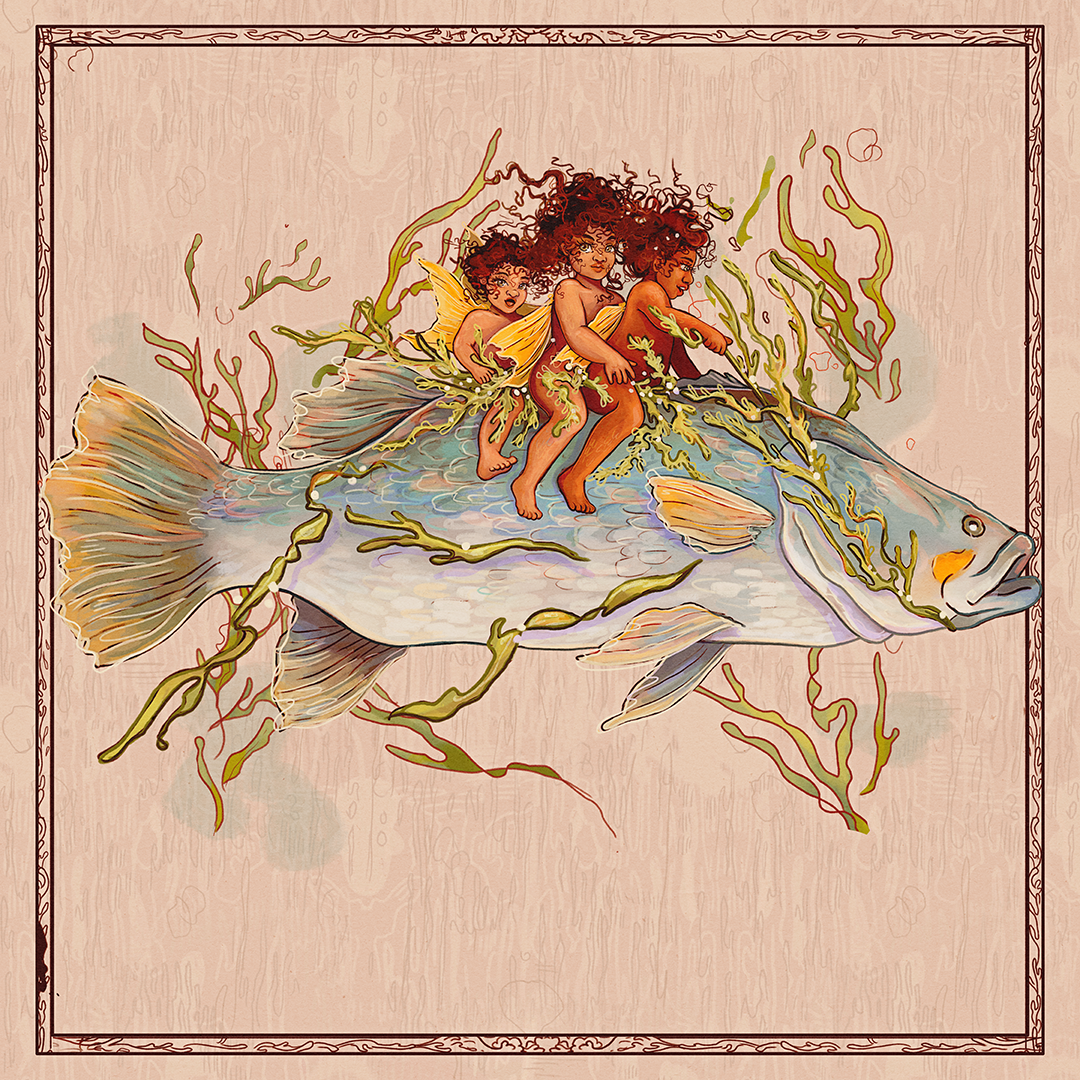 Barra Water Fairies | Hahnemühle German Etching Print