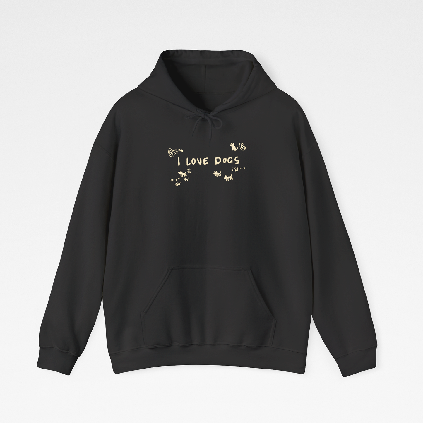 I LOVE DOGS | Hooded Sweatshirt