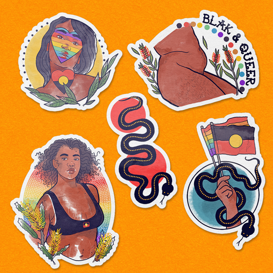 Blak & Queer  | Sticker Pack