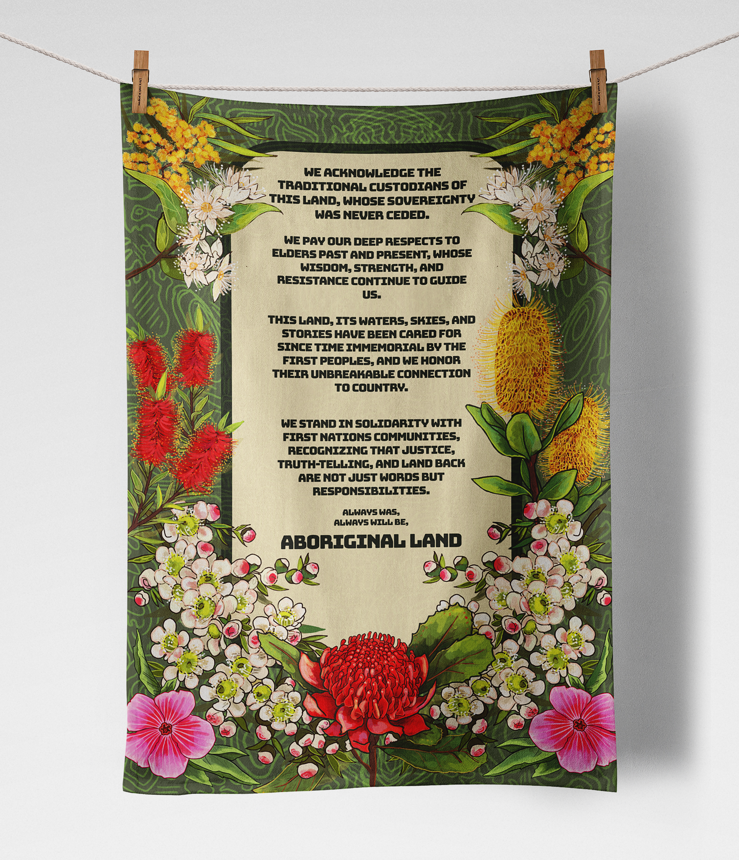 ACKNOWLEDGE | TEATOWEL