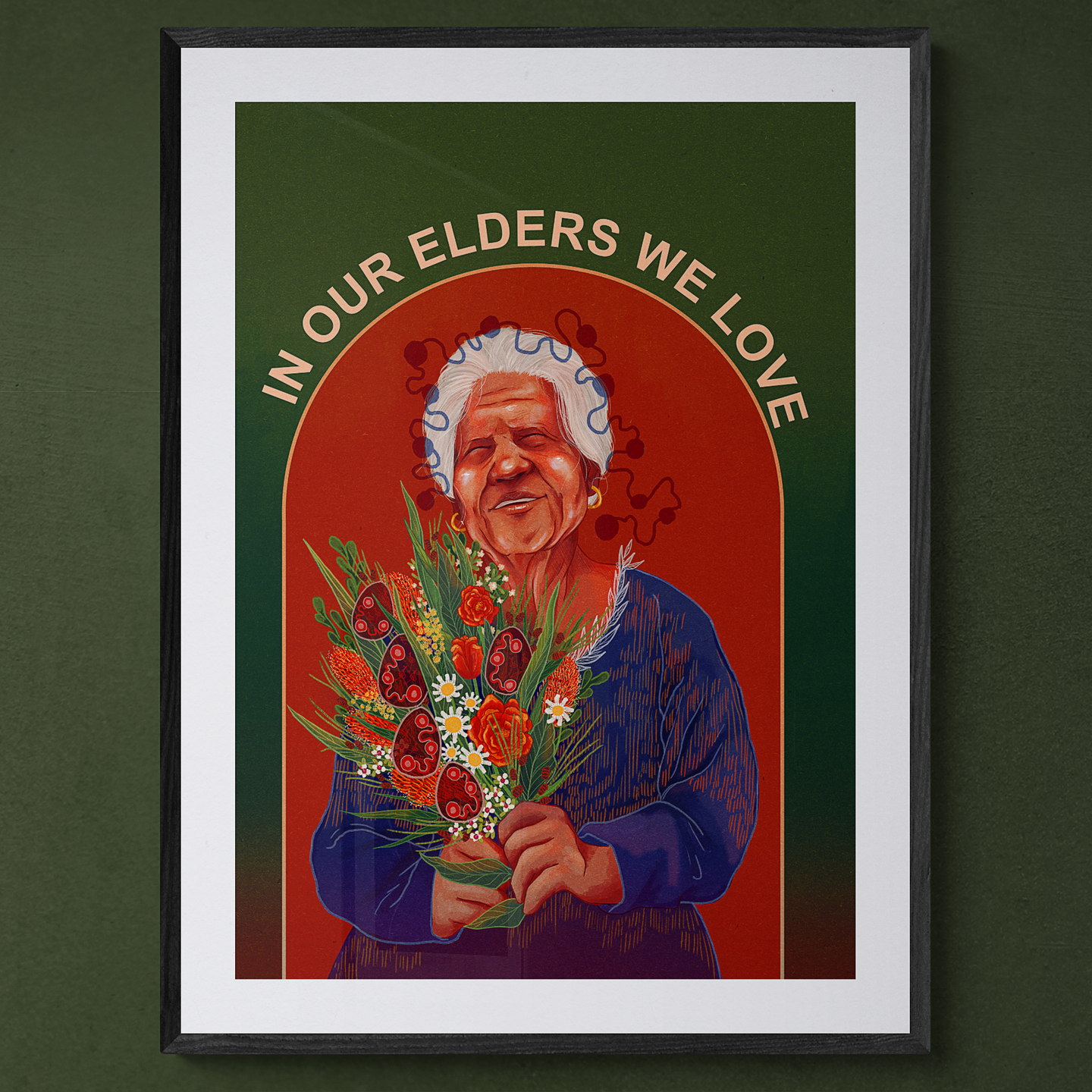 In Our Elders We Love Hahnemühle German Etching Print