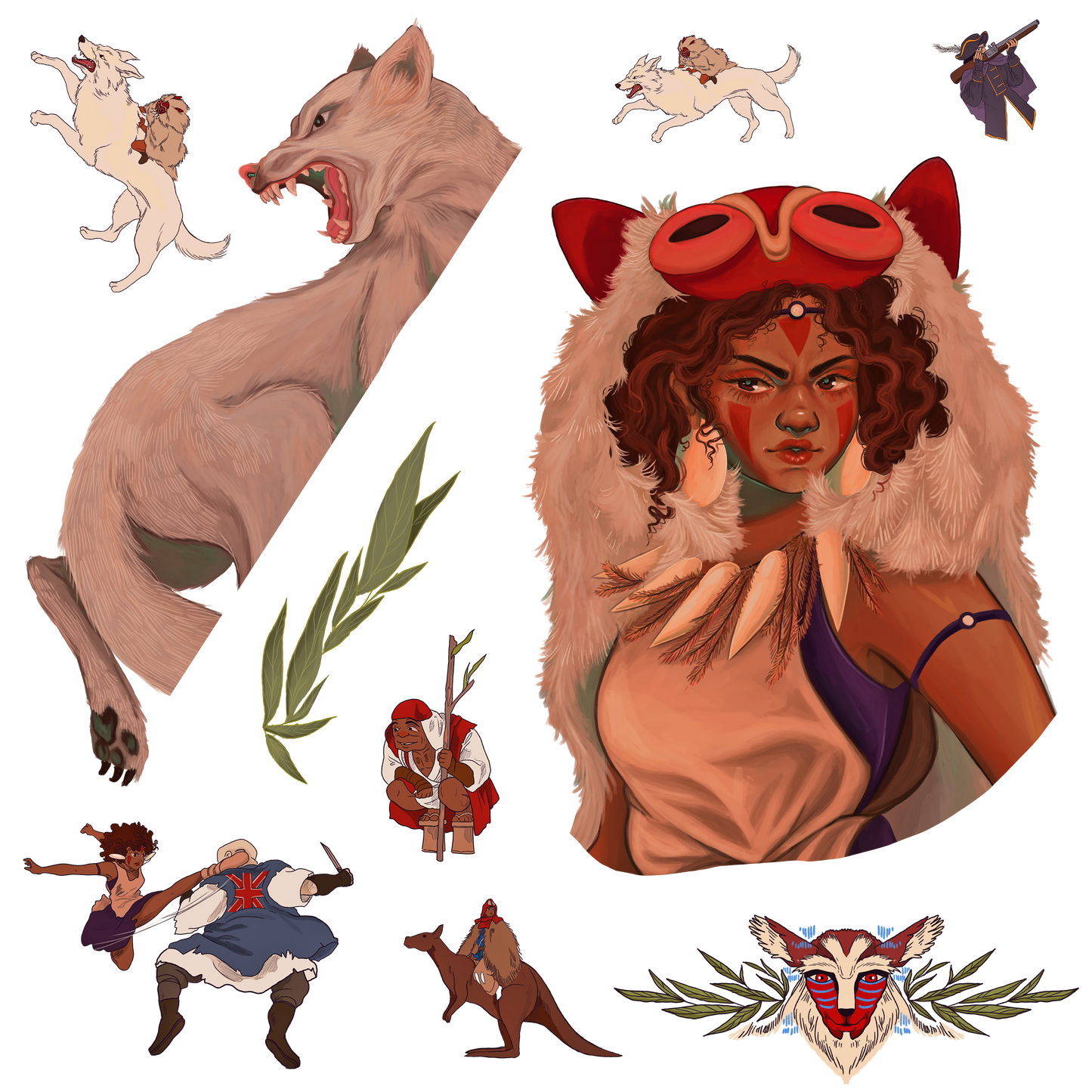 mononoke  | Sticker Pack