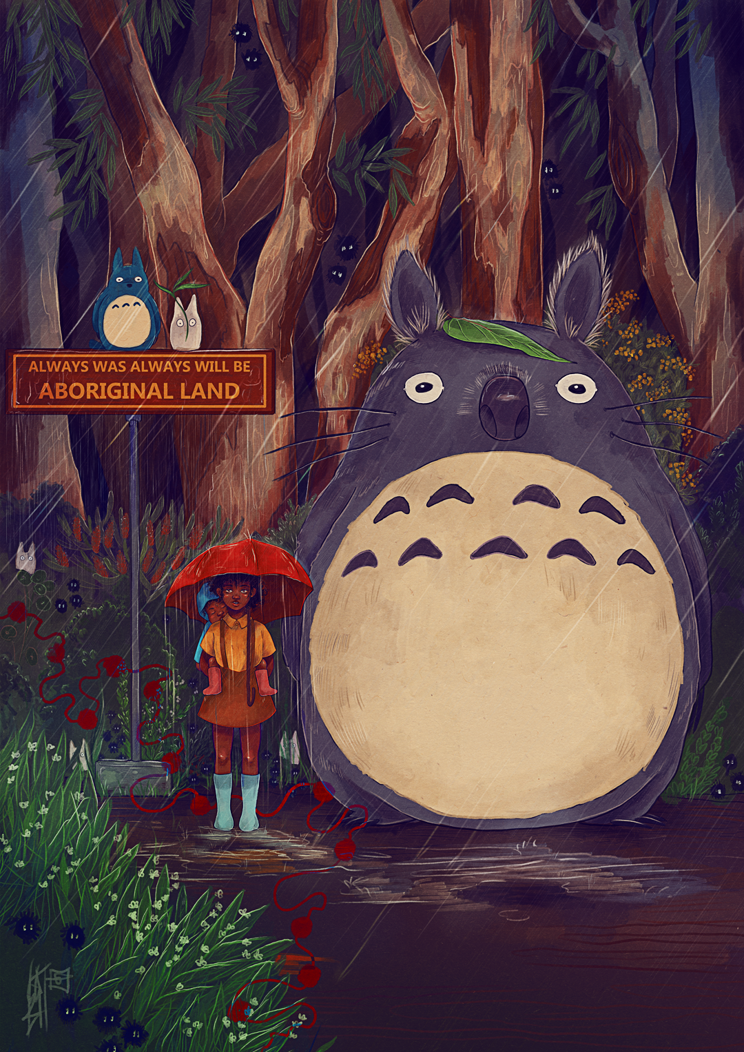 MY NEIGHBOUR TOTORO | A3 - A0 Hahnemühle German Etching Print